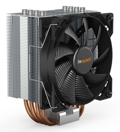 be quiet! Pure Rock 2 CPU Cooler, Single 120mm PWM Fan, For Intel Socket:1700/ 1200 / 2066 / 1150 / 1151 / 1155 / 2011(-3) square ILM; For AMD Socket: AM4 / AM3(+) 150W TDP, 155mm Height