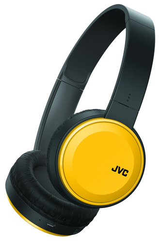 JVC HA-S190BT Headset Wireless Head-band Bluetooth Black, Yellow