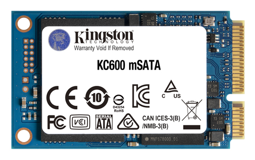 Kingston Technology KC600 256 GB mSATA Serial ATA III 3D TLC