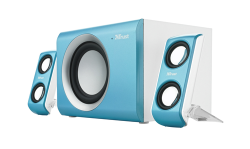 Trust SoundForce 2.1 AquaSonic speaker set 15 W Blue 2.1 channels