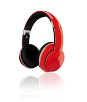 ICY BOX IB-HPh2-R Headphones Wired Head-band Music Red