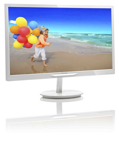 Philips 244E5QSW/93 computer monitor 60.5 cm (23.8″) 1920 x 1080 pixels Full HD LED White