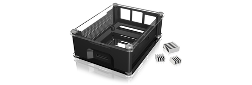 ICY BOX IB-RP103 Small Form Factor (SFF) Black, Transparent