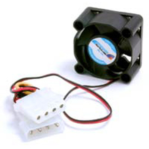 StarTech.com 4×2 cm LP4 Replacement Ball Bearing Fan Black
