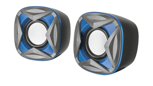 Trust Xilo Compact 2.0 Black, Blue Wired 4 W