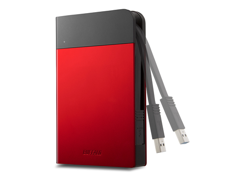 Buffalo MiniStation HD-PZN2.0U3-R external hard drive 2 TB USB 2.0/3.2 Gen 1 (3.1 Gen 1) Red