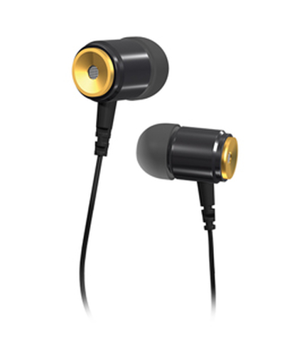 ICY BOX IB-EPH02 Headphones Wired In-ear Calls/Music Black, Yellow