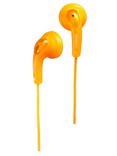 JVC HP-F140 Headphones Wired In-ear Orange