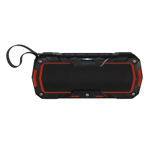 Hama Rockman-L Stereo portable speaker Black, Red 6 W