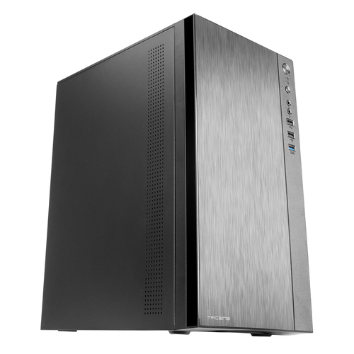 Tacens Anima ACX500 Mini Tower Micro ATX PC Case 12cm Fan 500W Power Supply USB 3.0 Black