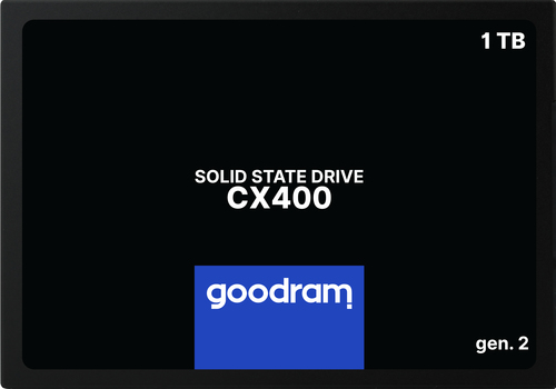 Goodram CX400 gen.2 1 TB 2.5″ Serial ATA III 3D TLC NAND