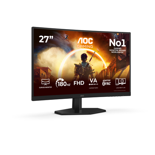 AOC G4 27″ IPS FHD 180Hz computer monitor 68.6 cm (27″) 1920 x 1080 pixels Full HD LCD Black, Red