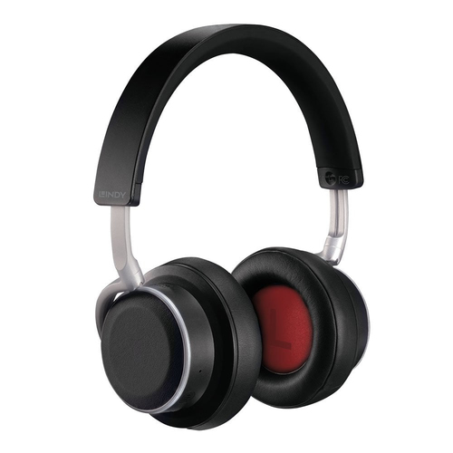 Lindy BNX-100 Headset Wired & Wireless Head-band Calls/Music Micro-USB Bluetooth Black, Silver