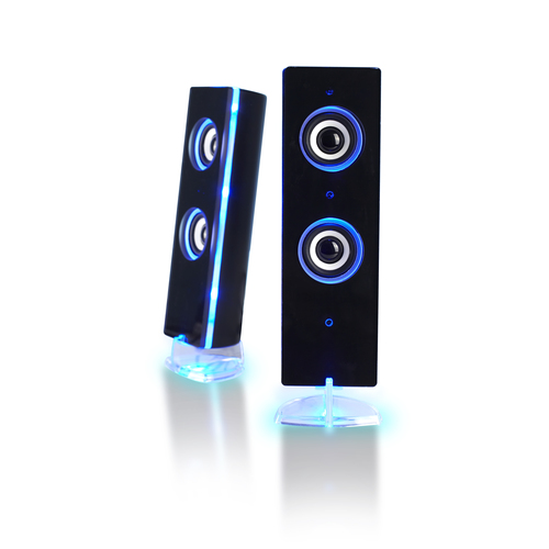 Ewent EW3521 loudspeaker Black, Blue Wired 8 W