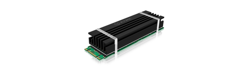 ICY BOX IB-M2HS-70 Solid-state drive Heatsink/Radiator Black 1 pc(s)