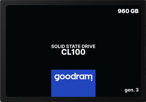 Goodram CL100 gen.3 960 GB 2.5″ Serial ATA III 3D NAND