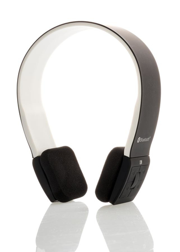 itek ITEH03LBW headphones/headset Wireless Head-band Calls/Music Bluetooth Black, White