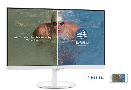 Philips E Line 227E7EDSW/69 computer monitor 54.6 cm (21.5″) 1920 x 1080 pixels Full HD LED White