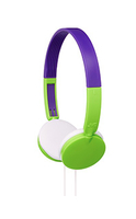 JVC HA-KD3G Headphones Wired Head-band Green, Violet
