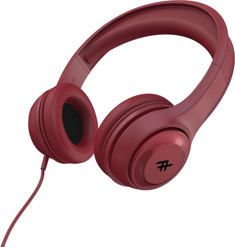 ZAGG Aurora Headphones Wired Head-band Calls/Music Red