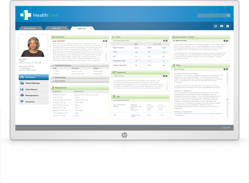 HP Healthcare Edition HC271p computer monitor 68.6 cm (27″) 2560 x 1440 pixels Quad HD LED White
