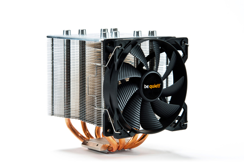 be quiet! Shadow Rock 2 Processor Cooler 12 cm Black, Copper, Silver