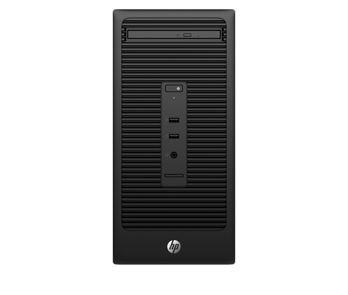 HP 285 G2 MT AMD PRO A8 PRO A8-7600B 4 GB DDR3L-SDRAM 500 GB HDD Windows 7 Professional Micro Tower PC Black