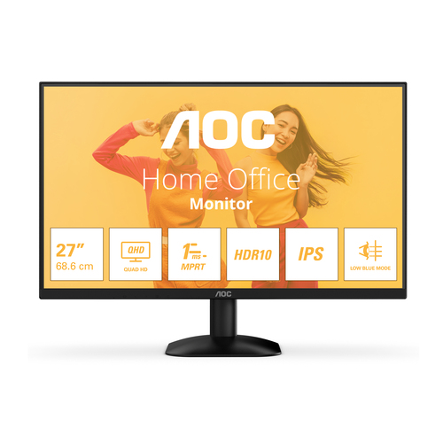 AOC B3 Q27B35E computer monitor 68.6 cm (27″) 2560 x 1440 pixels Quad HD LED Black