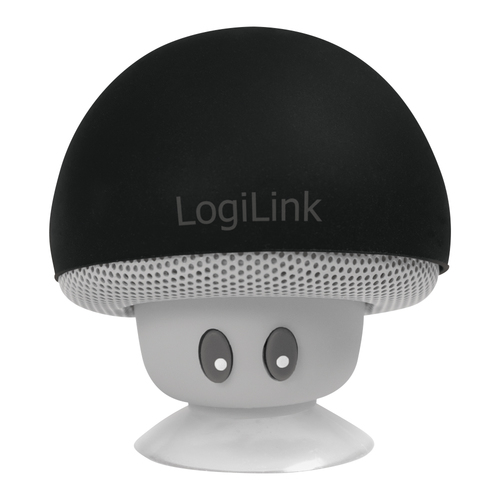 LogiLink SP0054BK portable/party speaker Black, Grey 3 W
