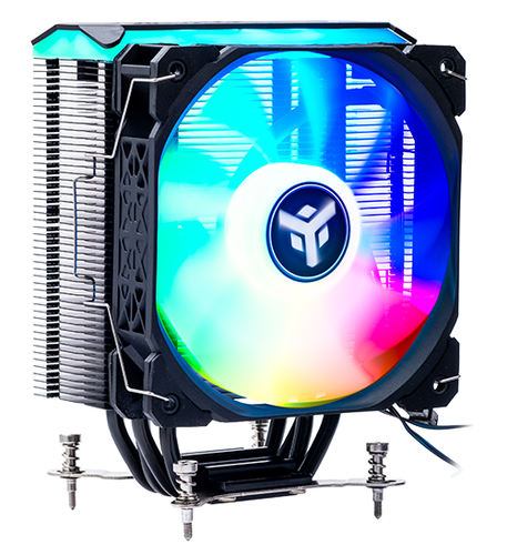 itek ICY-4HLA Processor Cooler 12 cm Black, White