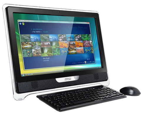 MSI Wind Top AE2210-i32141W7H Intel® Core™ i3 i3-2100 54.6 cm (21.5″) 1920 x 1080 pixels Touchscreen All-in-One PC 4 GB DDR3-SDRAM 1 TB HDD Windows 7 Home Premium Black