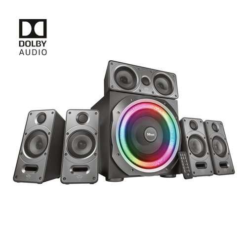 Trust GXT 698 Torro speaker set 90 W Universal Black 5.1 channels 10 W
