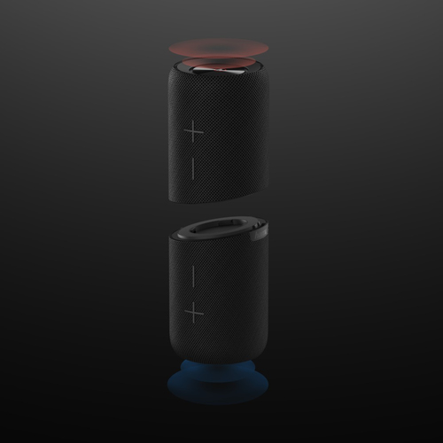 Hama Twin 2.0 Stereo portable speaker Black 20 W