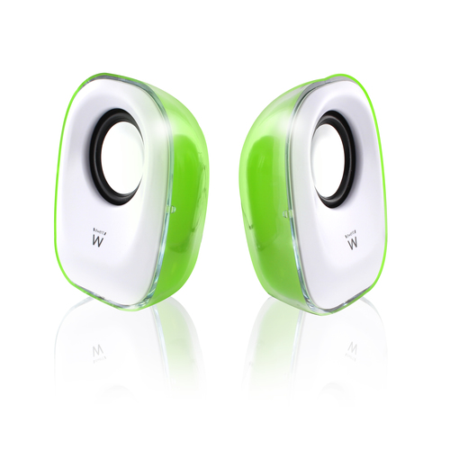 Ewent EW3514 loudspeaker 1-way Green, White Wired 5 W