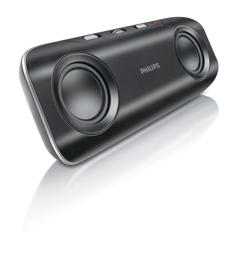 Philips SBA2900/37 portable/party speaker Stereo portable speaker Black, Grey 6 W