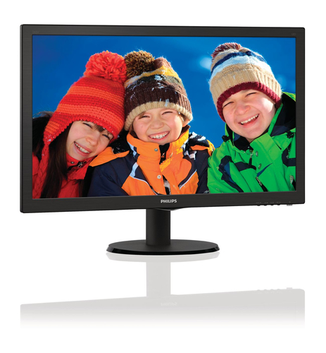 Philips 243V5LAB/96 computer monitor 59.9 cm (23.6″) 1920 x 1080 pixels Full HD LCD Black