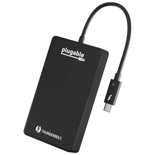 Plugable Technologies TBT3-NVME512 external solid state drive Thunderbolt technology 512 GB Black