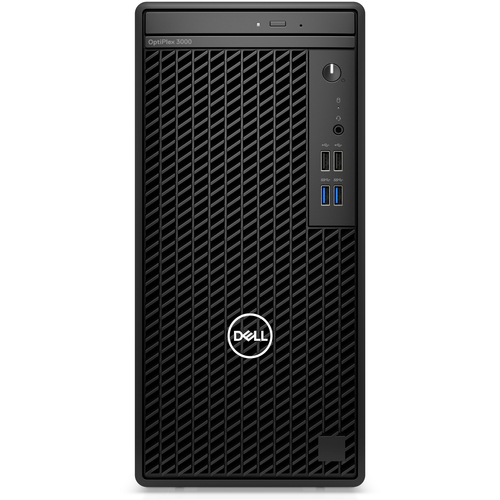 DELL OptiPlex 3000 Intel® Core™ i3 i3-12100 8 GB DDR4-SDRAM 256 GB SSD Ubuntu Linux Tower PC Black