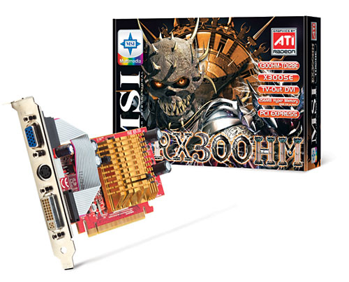 MSI RX300HM-TD128E graphics card GDDR