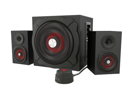 GENESIS Helium 600 speaker set 60 W PC/Laptop Black, Red 2.1 channels 2-way 30 W