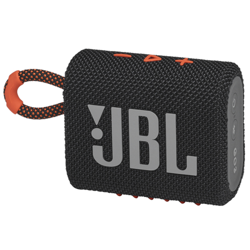 JBL Go 3 Mono portable speaker Black, Orange 4.2 W