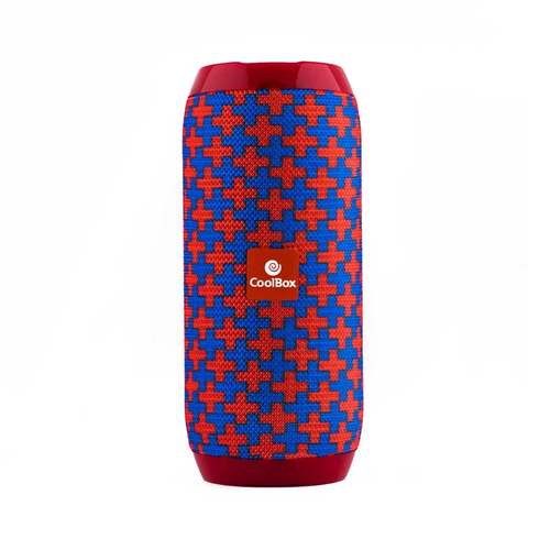 CoolBox COO-BTA-P03BYR portable/party speaker Stereo portable speaker Blue, Red 10 W