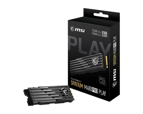 MSI SPATIUM M480 Play 2 TB M.2 PCI Express NVMe 3D NAND