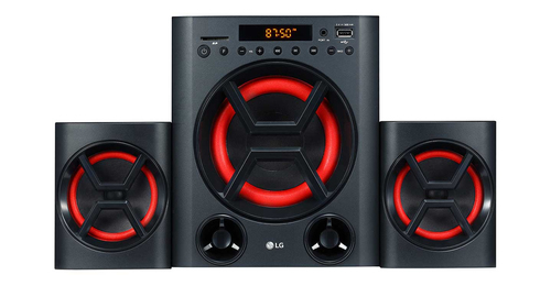 LG XBOOM speaker set 40 W Home theatre Black, Red 2.1 channels 1-way 10 W Bluetooth