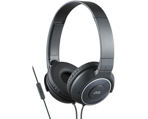 JVC HA-SR225-B-E Lightweight headphones with superior sound with remote and mic