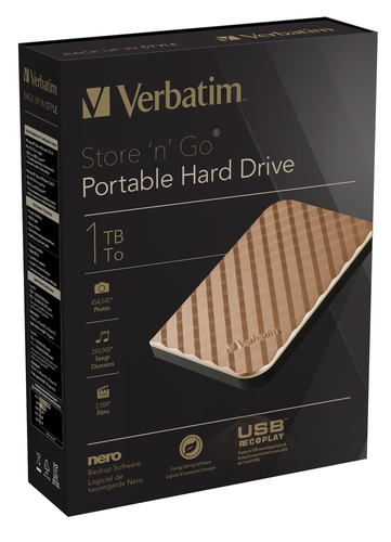 Verbatim 53215 external hard drive 1 TB 2.5″ Micro-USB B 3.2 Gen 1 (3.1 Gen 1)