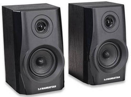 Manhattan 2900 2-way Black Wired 4.4 W