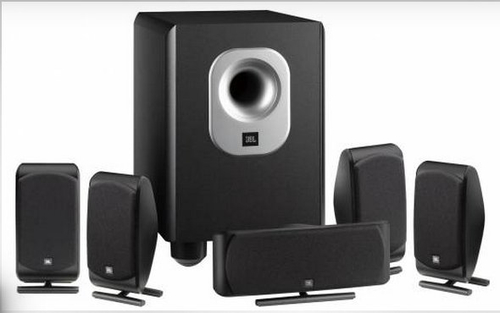 JBL SCS-200.5BK speaker set 100 W Home theatre Black 5.1 channels 2-way