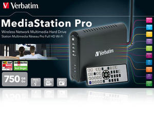 Verbatim MediaStation Pro external hard drive 750 GB Black