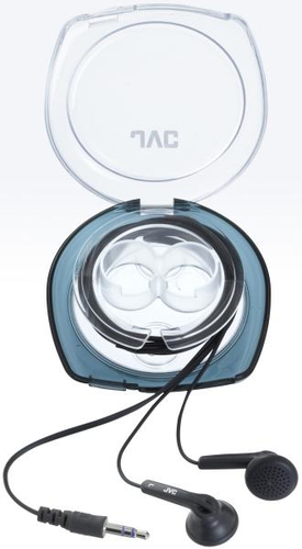 JVC Ear Bud Headphone Headphones Wired In-ear Music Black